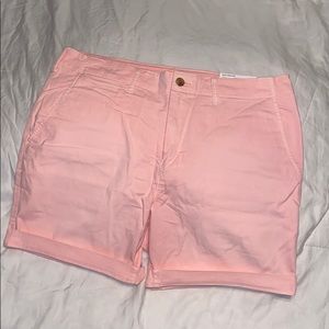Bubblegum Pink Khaki Shorts